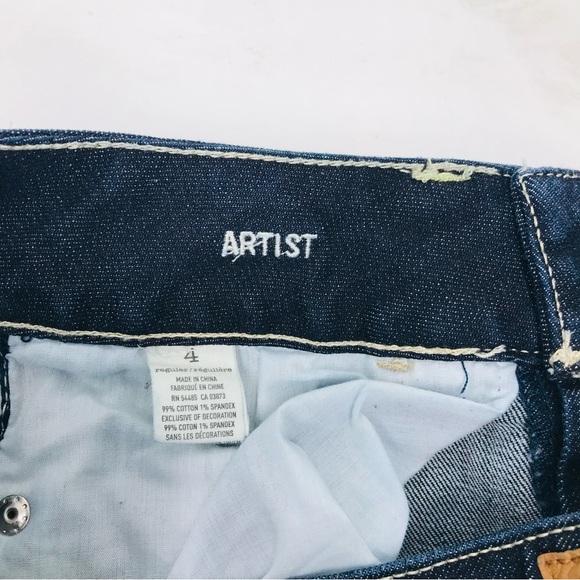 American Eagle denim jeans women’s 4 regular lot of 2 pair - Picture 4 of 9